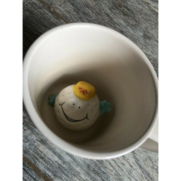 Russ Berrie‎ Hole in One Golf Coffee Mug Cup 8 oz - Picture 4 of 7